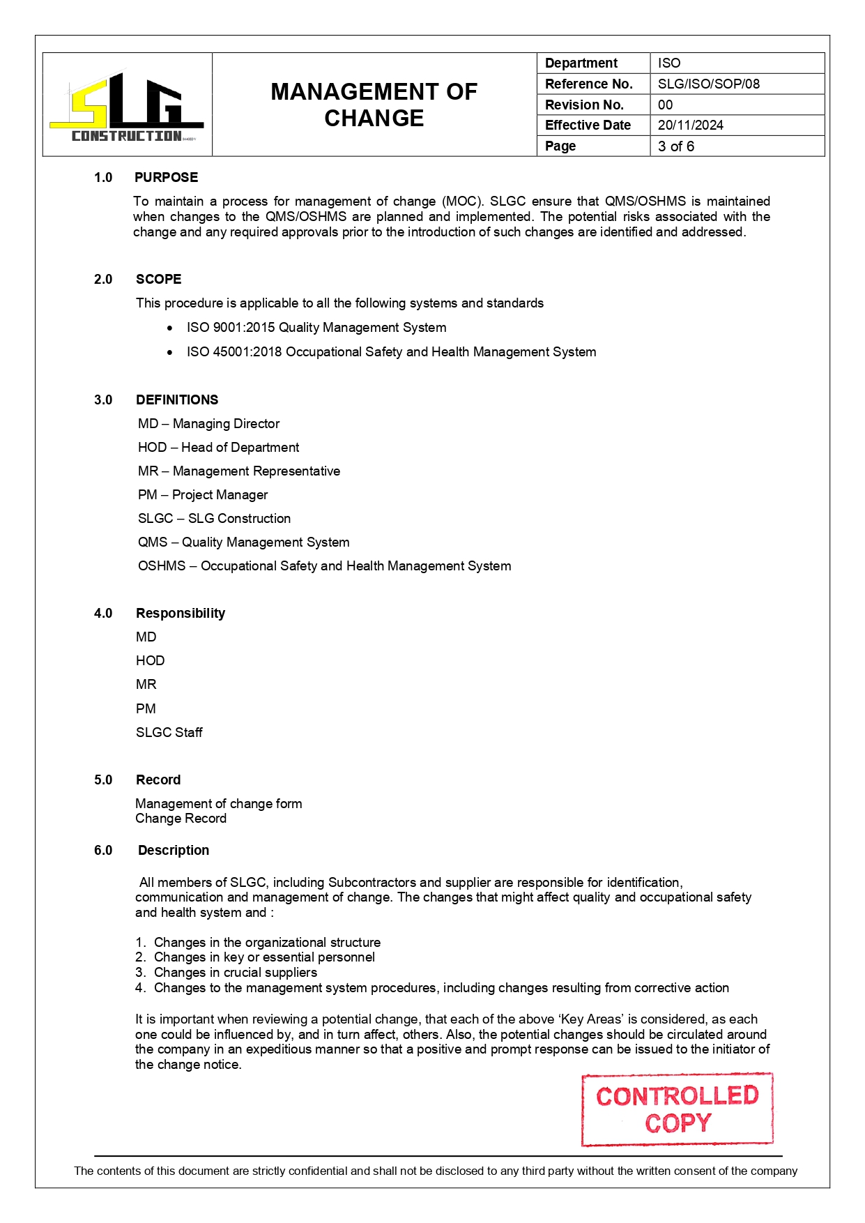 SLG-PRO-SOP Page 3